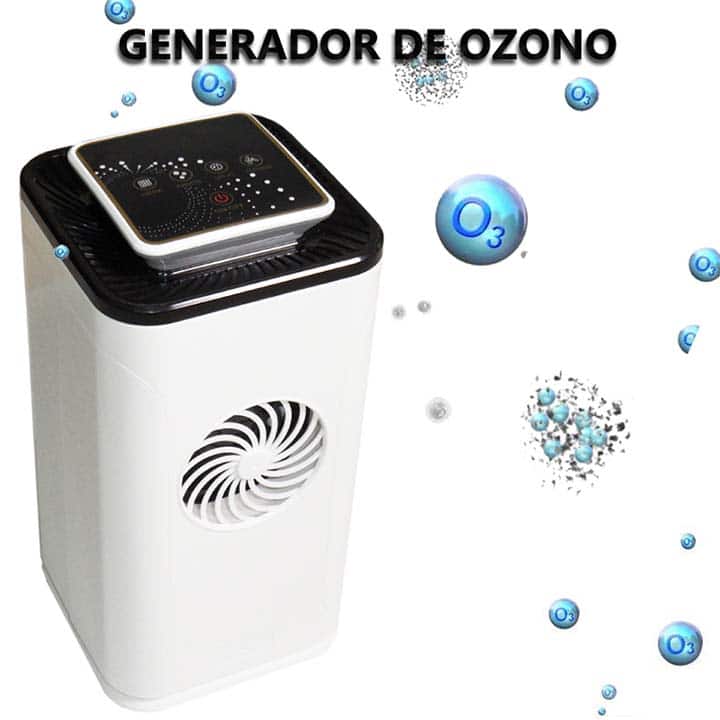OzonoHogar  🍃 Purificador de aire doméstico digital con ozono y Filtro  HEPA