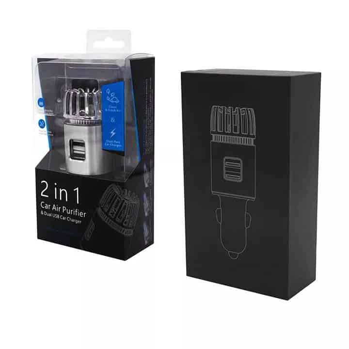 Air ionic car air deals purifier & charger